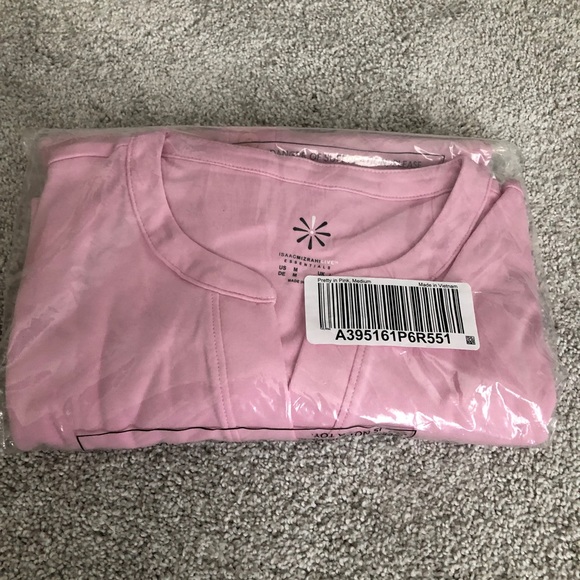 NWT QVC Isaac Mizrahi Live! Essentials Pima Cotton Button Front Cardigan, Size M - Picture 3 of 6